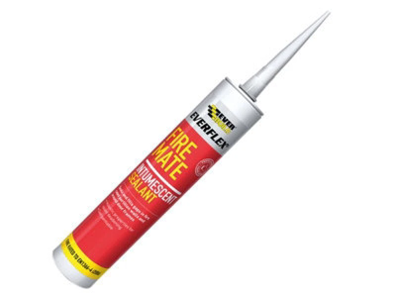 Image of Everbuild Sika 486040 Fire Mate Intumescent Sealant Grey C3 Evbfirematgy
