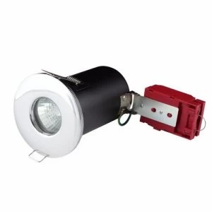 Image of KnightsBridge MR16 50W 12V Low Energy Fire Rated IP65 Shower Downlight - Chrome