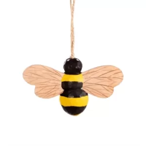 Image of Wooden Bee Hanging Decoration