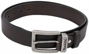 Image of Makita Brown Leather Belt 33" 45"
