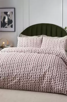 Image of Avery Abstract Cotton Rich Duvet Cover Set