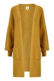 Image of Yumi Mustard Cardigan - S