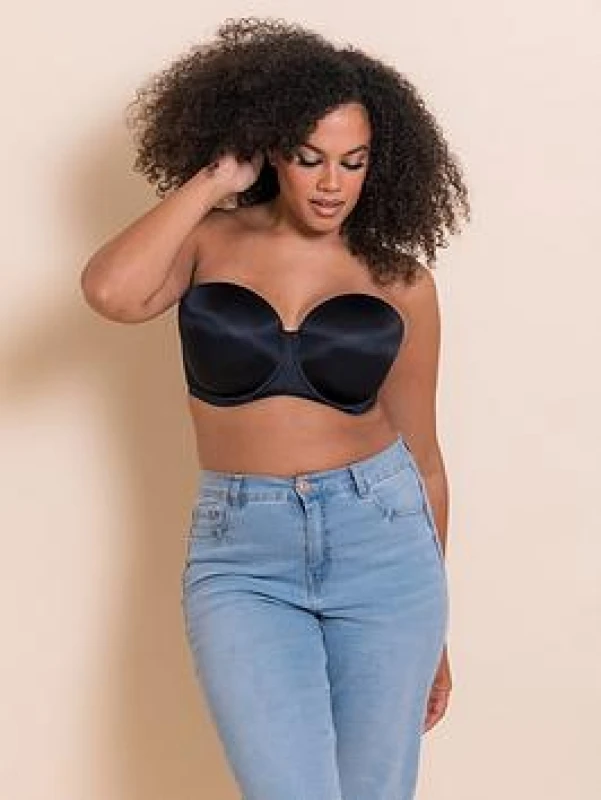 Image of Curvy Kate Smoothie Strapless Bra Black