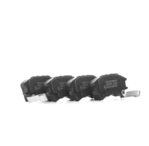 Image of RIDEX Brake pad set 402B0287 Brake pads,Brake pad set, disc brake HYUNDAI,ATOS (MX)