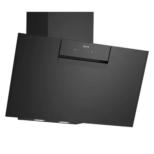 Image of Neff D85IFN1S0B N50 80cm Chimney Cooker Hood - Black Glass D85IFN1S0B Black