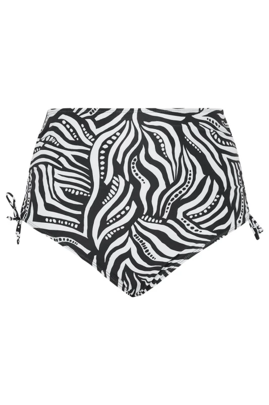 Image of Yours Womens Abstract Super High Waist Bikini Briefs Size: 18 Multicolor Female 18