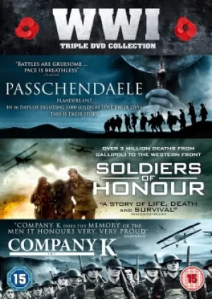 Image of WW1 Triple Pack (Passchendaele, Soldiers Of Honour, Company K) (DVD)