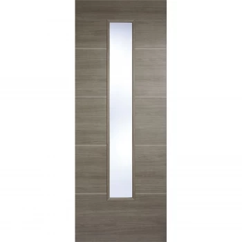 Image of Santandor Internal Glazed Light Grey Laminate 1 Lite Door - 838 x 1981mm