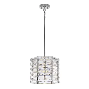 Image of Shoal 1 Light Pendant, Polished Nickel, E27