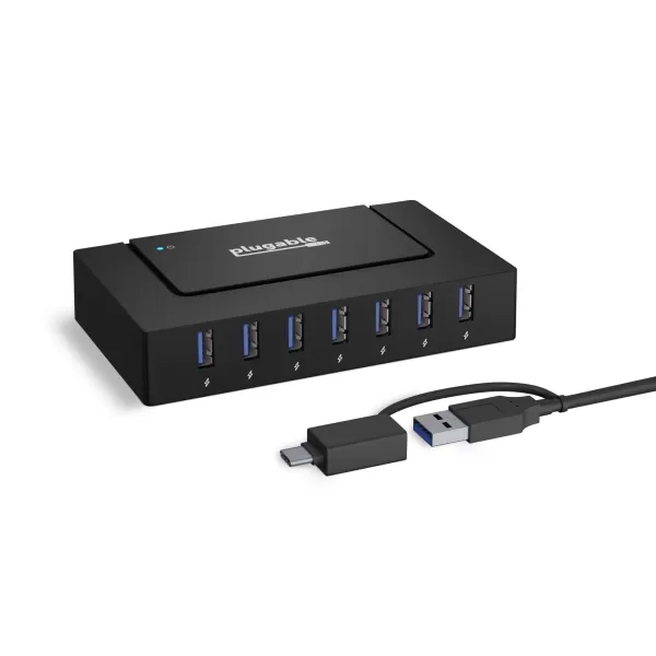 Image of PLUGABLE 7-in-1 USB Charging Hub