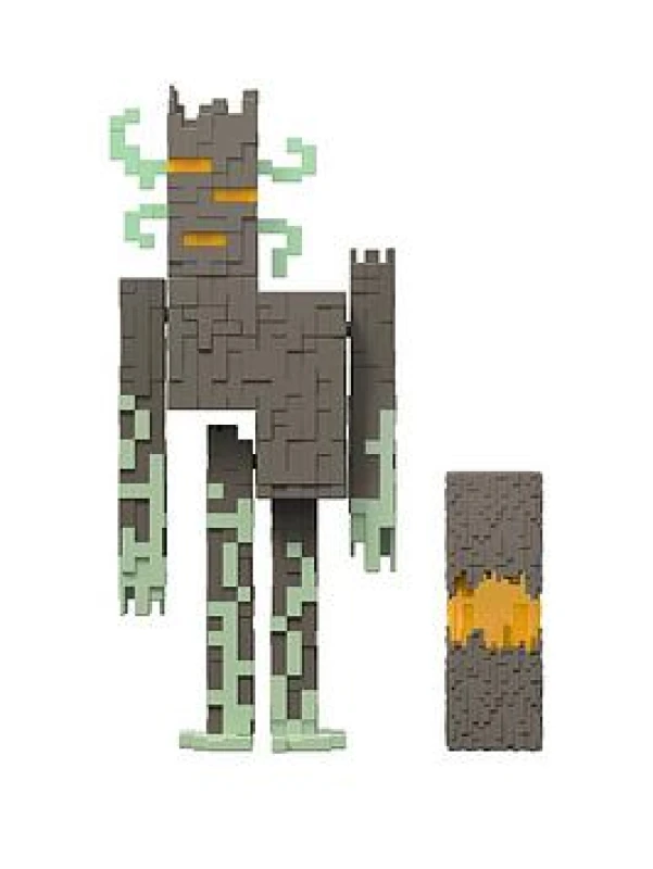 Image of Mattel Minecraft The Creaking Action Figure with Interactive Lights Sounds & Croaking Heart Accessory 8-inch Collectible Toy JKR45