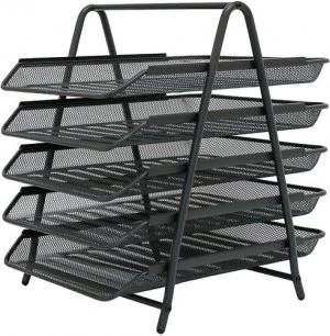 Image of OSCO Mesh 5 Tier Tray Graphite
