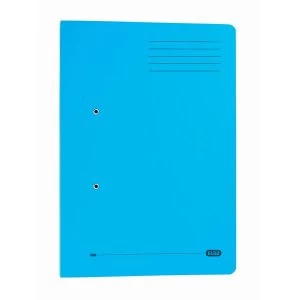 Image of Elba StrongLine Foolscap Spring Pocket File 320gsm 36mm Blue Pack of 25