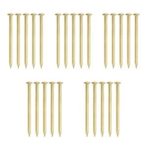 Image of BQ Brass Effect Picture Pin Pack of 25