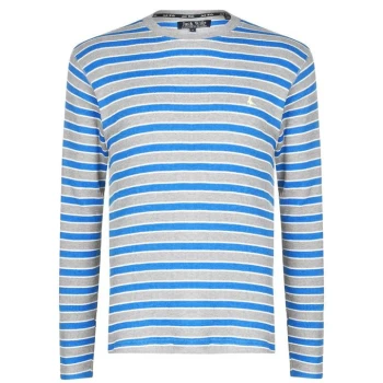 Image of Jack Wills Stannington Waffle Long Sleeve T-Shirt - Grey Marl