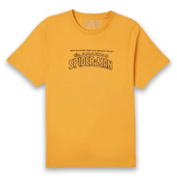 Image of Marvel Spider-Man Doc Oc Unisex T-Shirt - Mustard - S - Mustard
