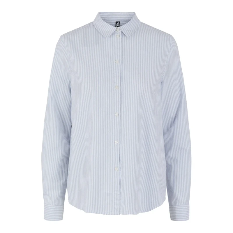 Image of Pieces Woman's shirt Pieces Irena Oxford Blanc Female M