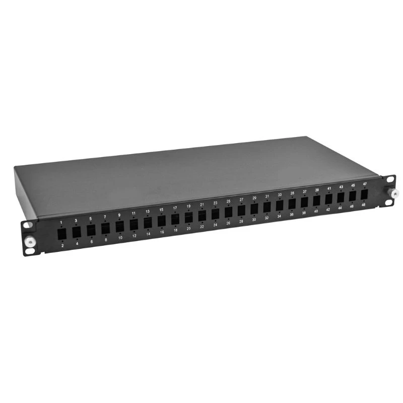 Image of FDL EMPTY 24 PORT DUPLEX (48 FIBRE) LC PATCH PANEL