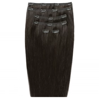 Image of Beauty Works 18 Double Hair Set Clip-In Extensions - Raven 2