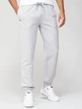 Image of Lacoste Cuffed Tracksuit Bottom - Grey Marl