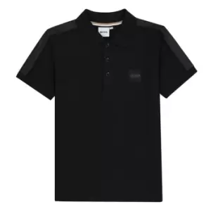 Image of Boss Logo Polo Juniors - Black