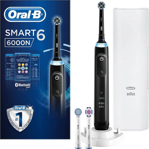 Image of Oral B Smart 6 Black Electric Toothbrush