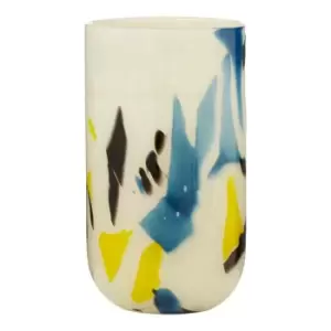 Image of Interiors by PH Small Glass Vase - White