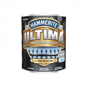 Image of Hammerite Ultima Metal Paint Smooth Light Grey 750ml