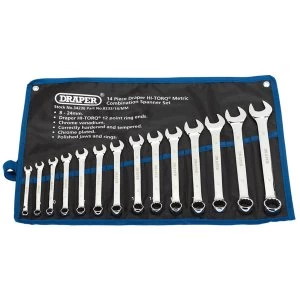 Image of Draper Metric Combination Spanner Set (14 Piece)