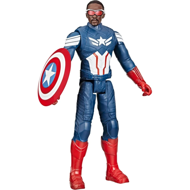 Image of Marvel Marvel Titan Deluxe Captain America Action Figure