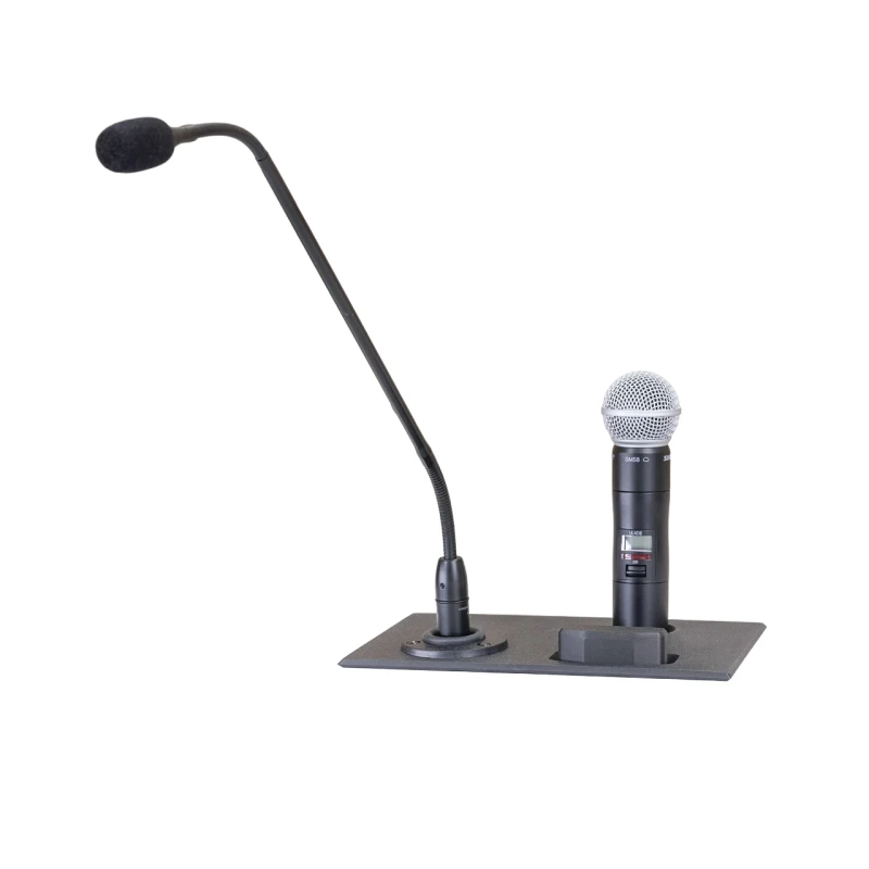 Image of Heckler Design H919-BK lectern accessory Microphone holder