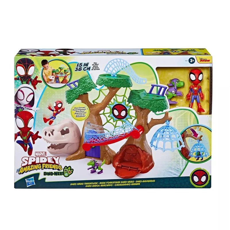 Image of Spidey And His Amazing Friends Spidey And His Amazing Friends Dino Playset