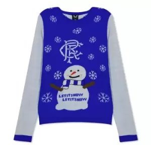 Image of Castore FC Christmas Jumper Boys - Blue