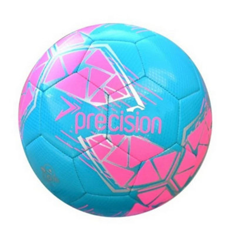 Image of Precision Fusion 2024 Mini Training Ball Blue/pink/silver (2)