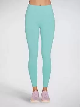 Image of Skechers Go Walk High Waisted Leggings, Blue Size XL Women