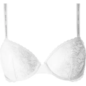 Image of Calvin Klein CK1 Lace Demi Bra - Silver