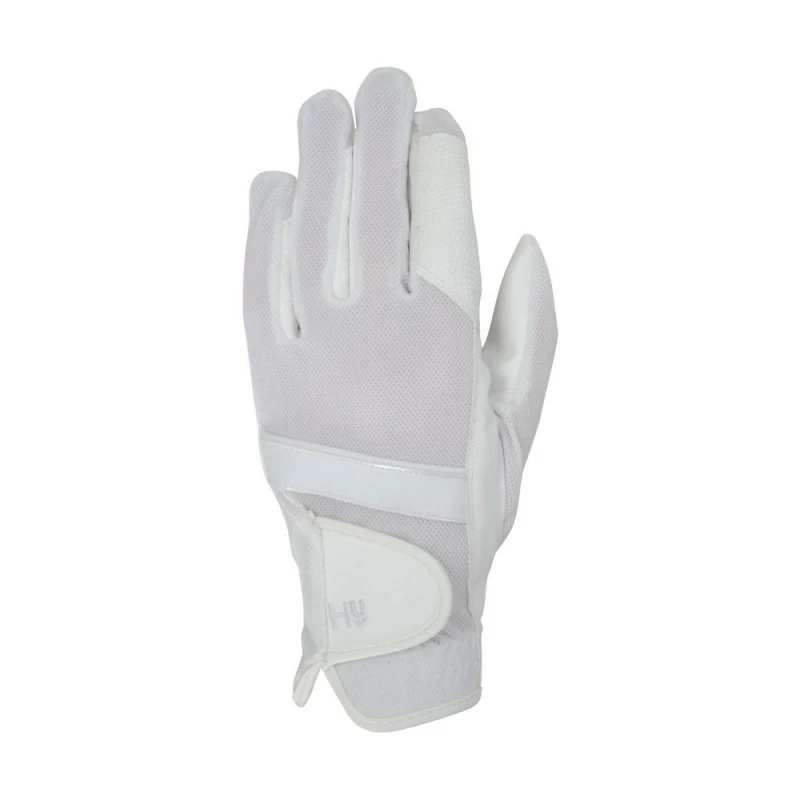 Image of Hy5 Mens Pro Performance Riding Gloves in White Size: XS White Male XS