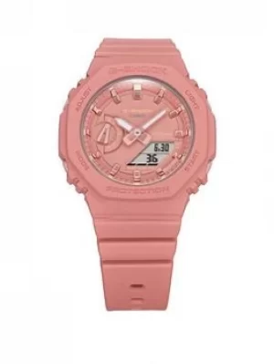 Image of Casio Casio G Shock Mid Size Neo Pink Strap Watch, Multi, Women