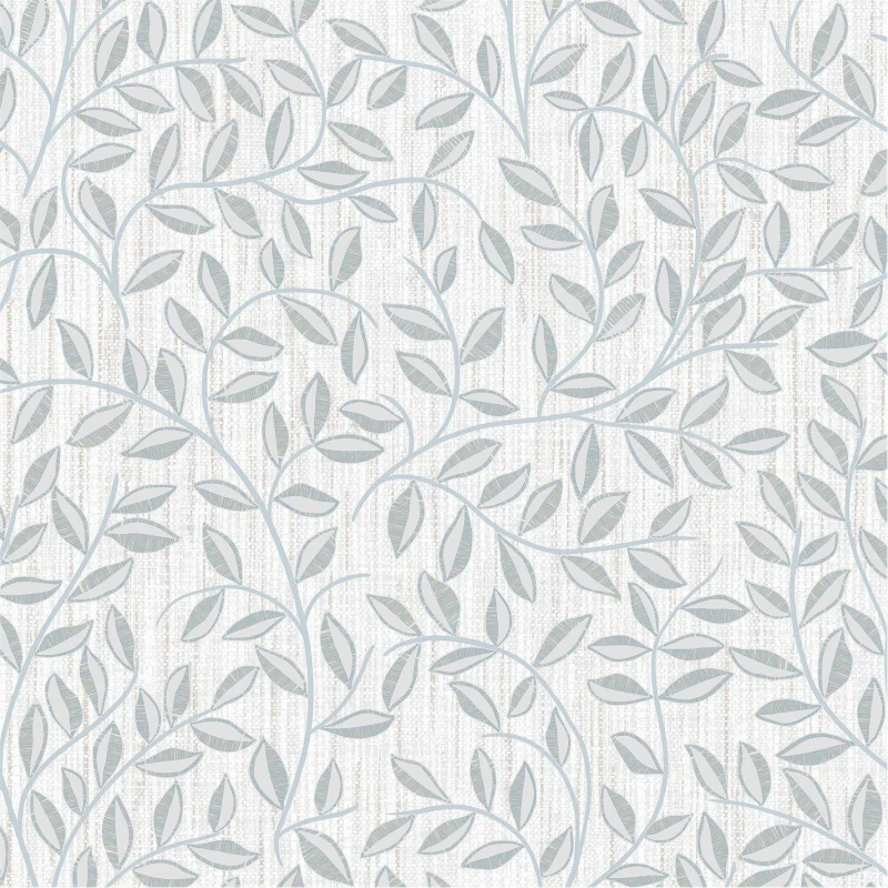 Image of Superfresco Superfresco Willow Leaf Wallpaper in Blue Size: 10000mm_x_520mm Blue 10000mm_x_520mm Unisex 5011583795004
