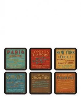 Image of Pimpernel Lunchtime Coasters ; Set Of 6