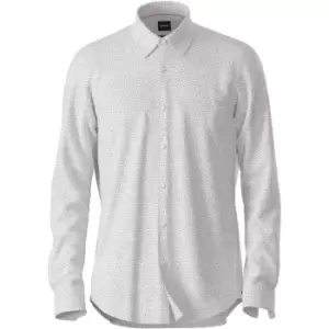 Image of Boss Boss Lukas Patterned Shirt Mens - Green