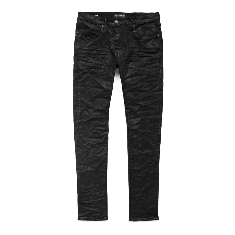 Image of Purple Brand P001 Slim Fit Jeans Black Resin male 32W R