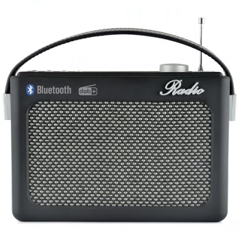 Image of Lloytron N5401BK-A DAB + FM Portable Stereo Radio with Bluetooth UK Plug