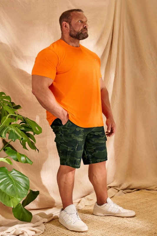 Image of BadRhino BadRhino Men Camo Cargo Shorts in Green Size: 52R Green 52R Male 5063111352883