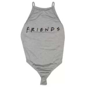 Image of Friends Womens/Ladies Logo Bodysuit (8 UK) (Grey)