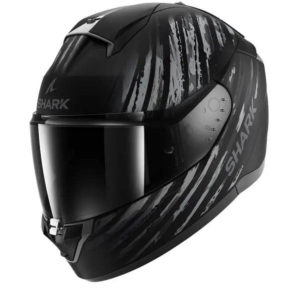 Image of Shark Ridill 2 Assya Mat Black Anthracite Anthracite KAA Full Face Helmet Size M
