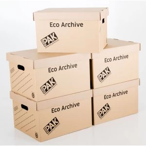 Image of StorePAK 5 Pack Eco Archive Box and Lid