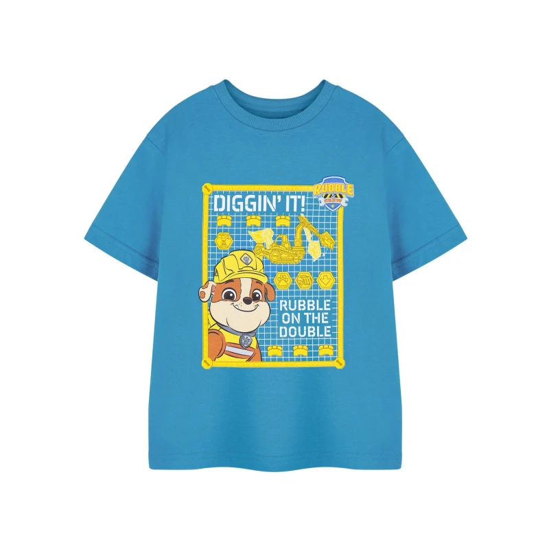 Image of Paw Patrol Short Sleeved T-Shirt Blue
