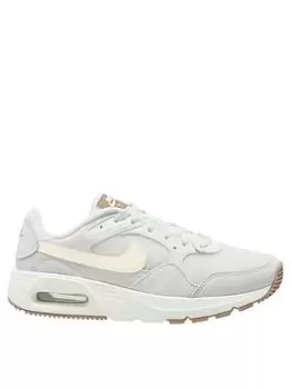 Image of Nike Air Max SC - Beige/White, Beige/White, Size 5, Women