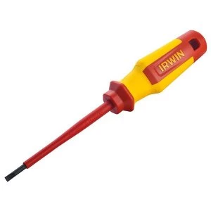 Image of IRWIN VDE Pro Comfort Screwdriver Parallel Tip 4mm x 100mm